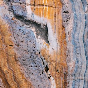 Multilayered and Colored Rock